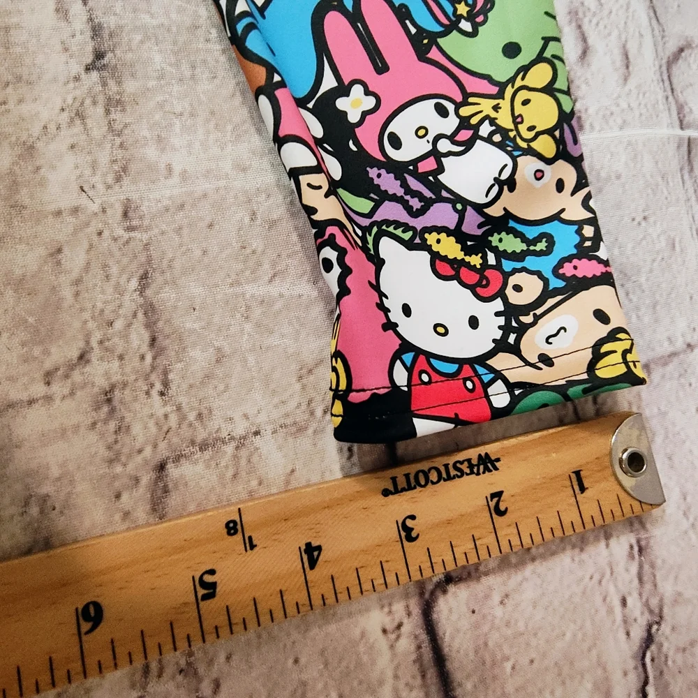 BlackMilk San Rio Allstars Matte High Waist Leggings Medium Anime EDM Festival - Picture 14 of 14